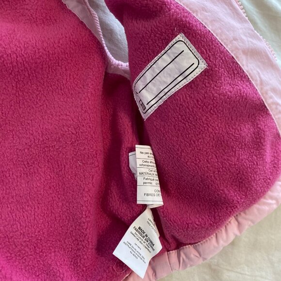 Woodland Girls Pink Camping Outdoor Puffer Vest Size 4 - Picture 5 of 9